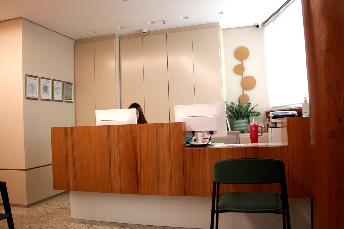 Recepção do consultório