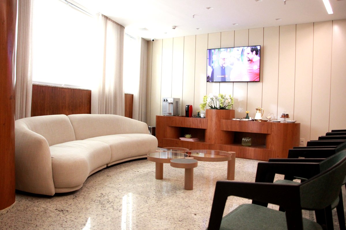 Sala de espera do consultório